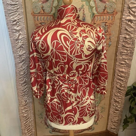 Motherhood. Size Small. Maternity Top with Tie Back and Bow Neck. B50 - Picture 5 of 7